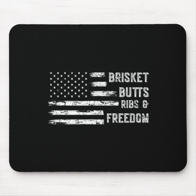 Mousepad Bumbuns De Soquete E Churrasco De Liberdade (Frente)