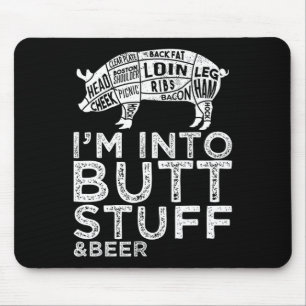 Mousepad Bumbuns E Cortes De Porco De Cerveja Churrascos De