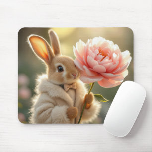 Mousepad Bunny Vestindo Casaco de Pele