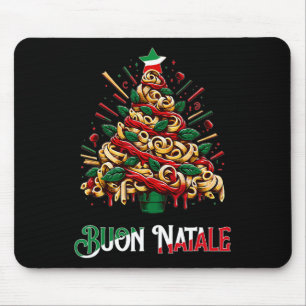 Mousepad Buon natale italian macarrão natale no Natal