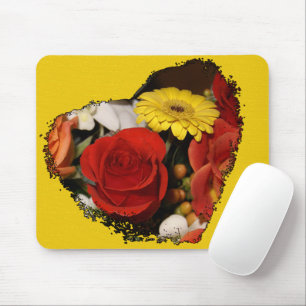 Mousepad Buquê afiado irregular do coração