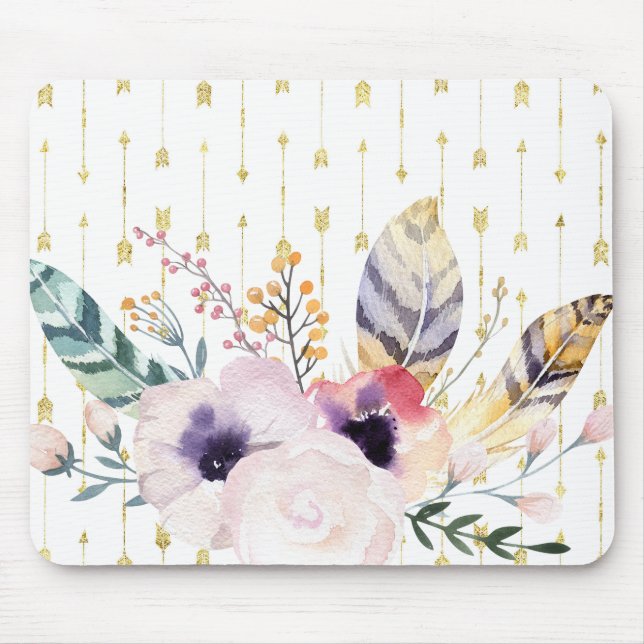 Mousepad Buquê Boho (Frente)