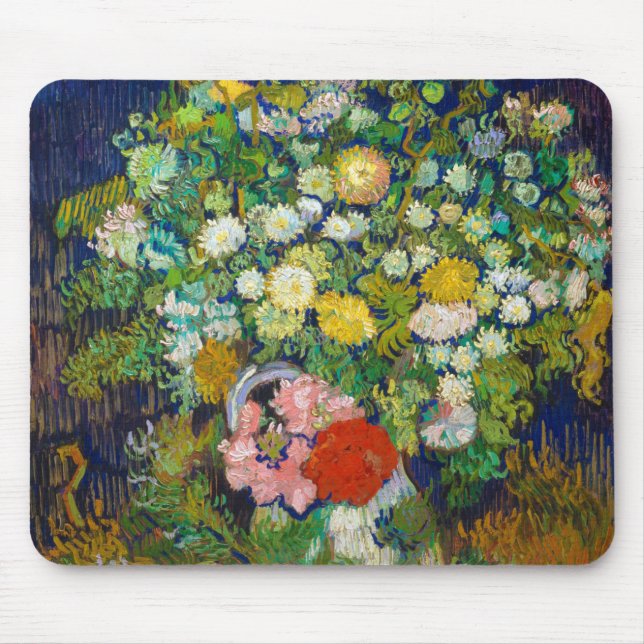 Mousepad Buquê das Flores em um Vaso, Van Gogh (Frente)