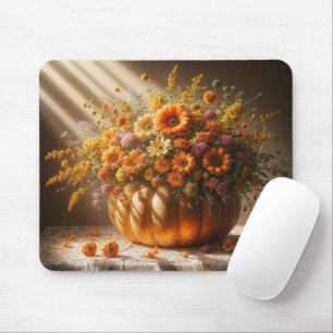 Mousepad Buquê De Abóbora De Outono No Lace Tablecloth