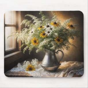 Mousepad Buquê De Flor De Outono No Local