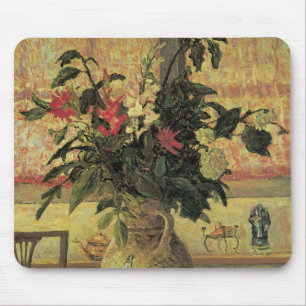 Mousepad Buquê de Flores na Janela por Maxine Maufra