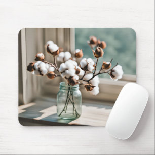 Mousepad Buquê de ramificação da fábrica de algodão