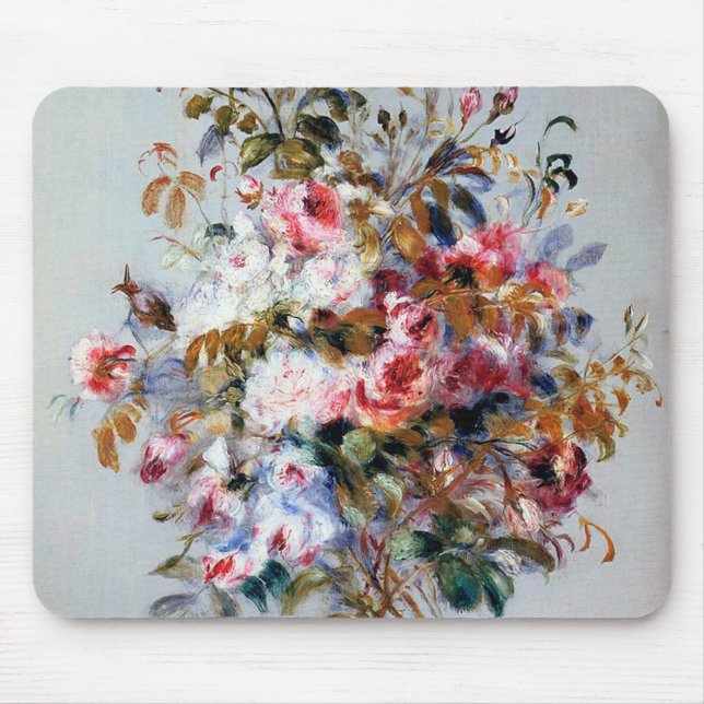 Mousepad Buquê de Rosas, Renoir (Frente)