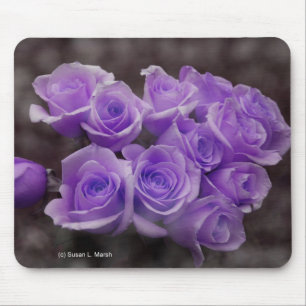 Mousepad Buquê do rosa do roxo