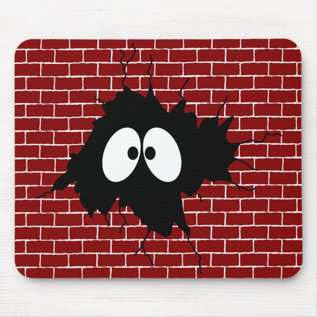 Mousepad Buraco na Parede (Frente)