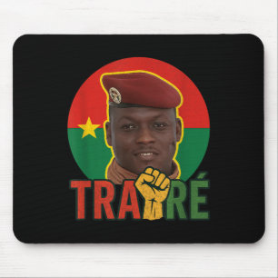 Mousepad Burkina Faso - Bravo Capitão Ibrahim Traoré _ Thom