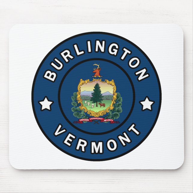 Mousepad Burlington Vermont (Frente)