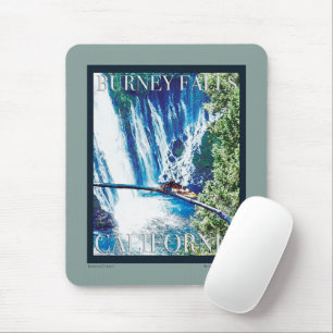 Mousepad Burney Falls, Poster CA