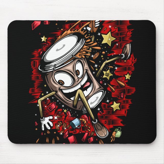Mousepad Burst do Café (Frente)