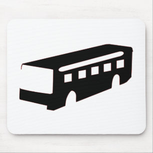 Mousepad Bus Silhouette