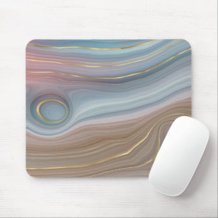 Mousepad Busepad Azul e Taupe Agate