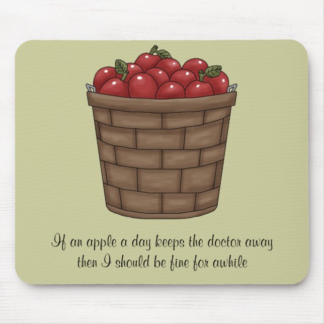 Mousepad Bushel de Maçãs (Frente)
