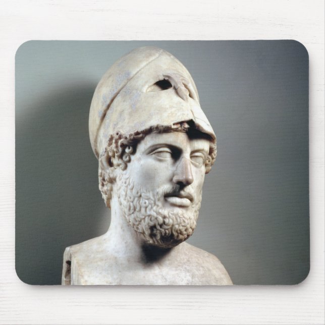 Mousepad Busto da cópia de Pericles de um original grego (Frente)