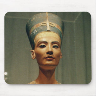 Mousepad Busto da rainha Nefertiti, vista dianteira