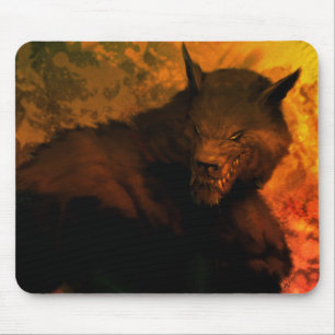 Mousepad Busto do homem-lobo