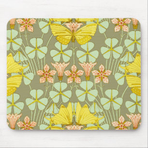 Mousepad Butterfly Floral Botânica Colorida