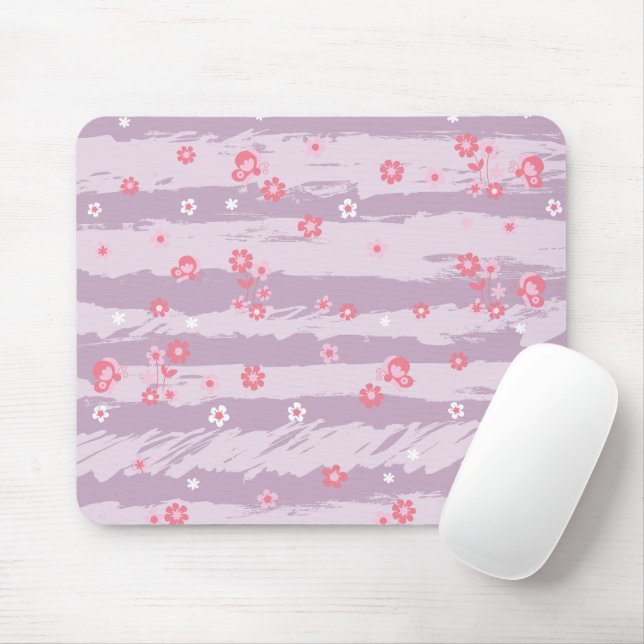 Mousepad – Butterfly Garden (Com mouse)