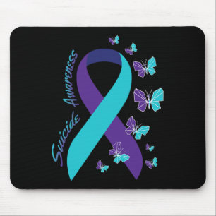 Mousepad Butterfly Suicídio Sensibilização para a saúde men