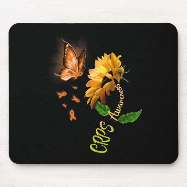 Mousepad Butterfly Sunflower Crps Consciência (Frente)