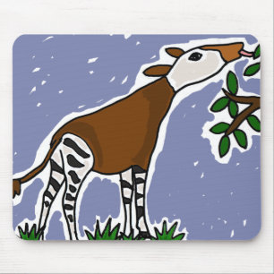 Mousepad BV desenhos animados da arte do Okapi