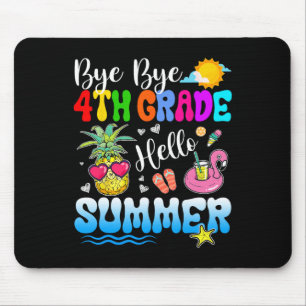Mousepad Bye Bye 4º ano Alô Professor de Graduação de Verão