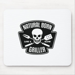 Mousepad Byrbecue Natural Nascer Griller Funny Grill Master