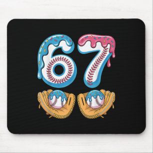 Mousepad Bysebyll 67 - Gotejamento de Sorvete 67 Meme Diver