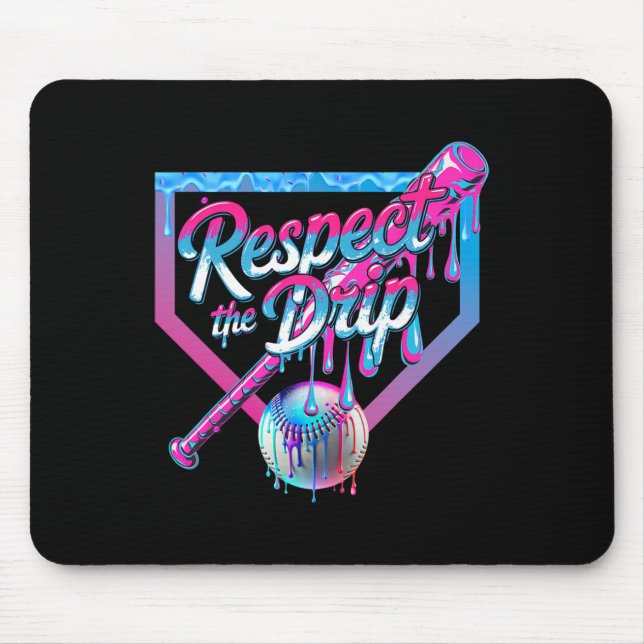 Mousepad Bysebyll Drip Para Meninos Sorvete Drip Juventude  (Frente)