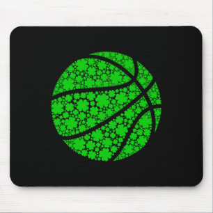 Mousepad Bysketbyll Byll Shamrock Irlandês Lucky Clover Rua