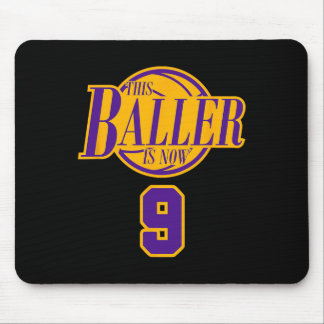 Mousepad Bysketbyll Byller Purple, De 9 Anos,