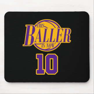 Mousepad Bysketbyll Byller Roxo De 10 Anos E