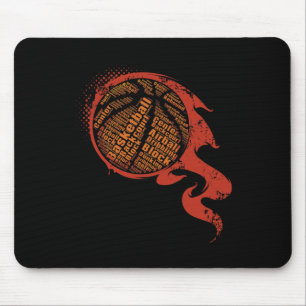 Mousepad Bysketbyll Players Bysketbyll Team Graphical Sport