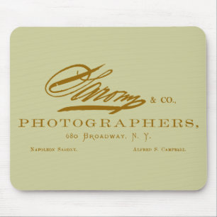 Mousepad C. 1870 Napoleon Sarony, fotógrafo americano