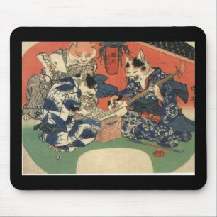 Mousepad C. de pintura japonês 1800's