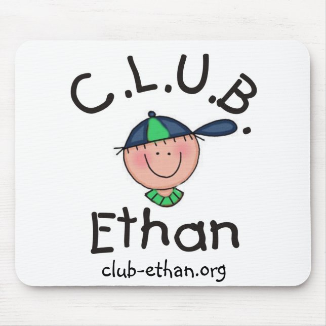 Mousepad C.L.U.B. Tapete do rato de Ethan (Frente)