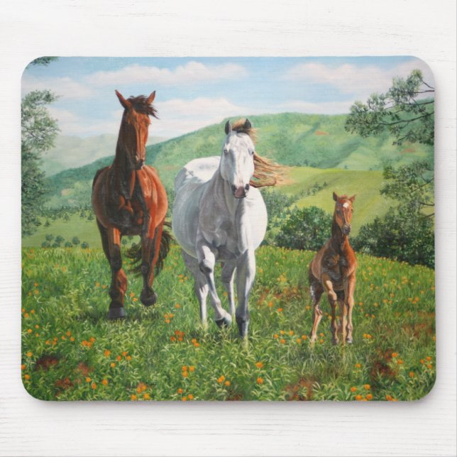 Mousepad caballos (Frente)