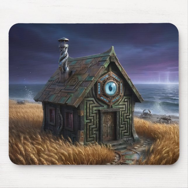 Mousepad Cabana Mística à Beira-Mar (Frente)
