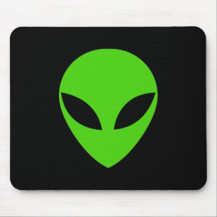 Mousepad Cabeça de Alienígena Verde