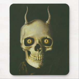 Mousepad Cabeça de Cabeça do Demônio Gótico