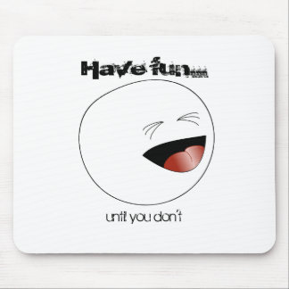 Mousepad Cabeça de Figura do Stick Rindo