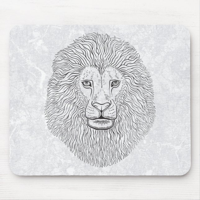 Mousepad Cabeça de leão (Frente)