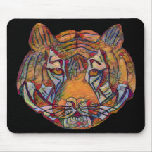 Cabeça de Mousemat de Tiger