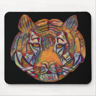 Mousepad Cabeça de Mousemat de Tiger
