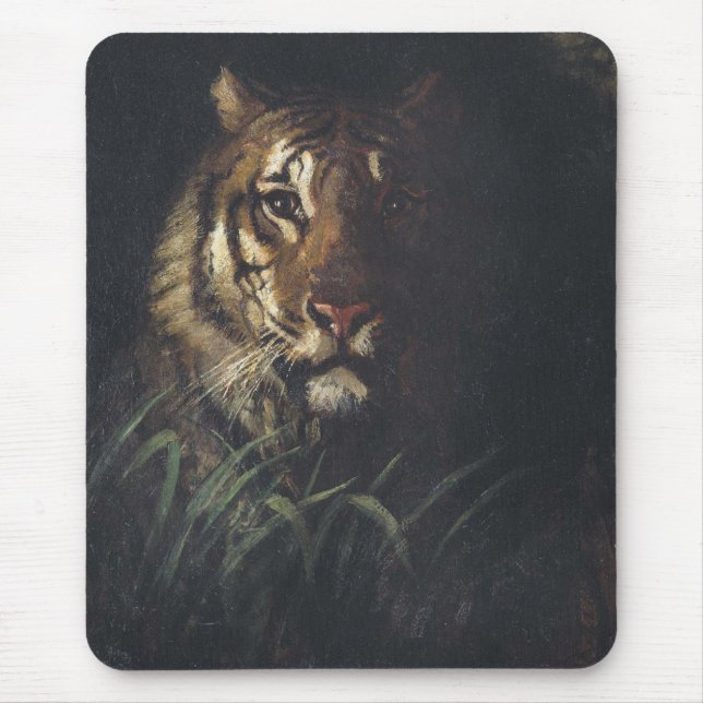 Mousepad Cabeça de Tiger (por Abott Handerson Thayer) (Frente)