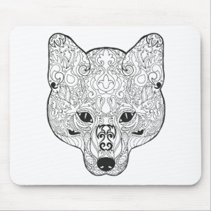 Mousepad Cabeça inspirada do Fox